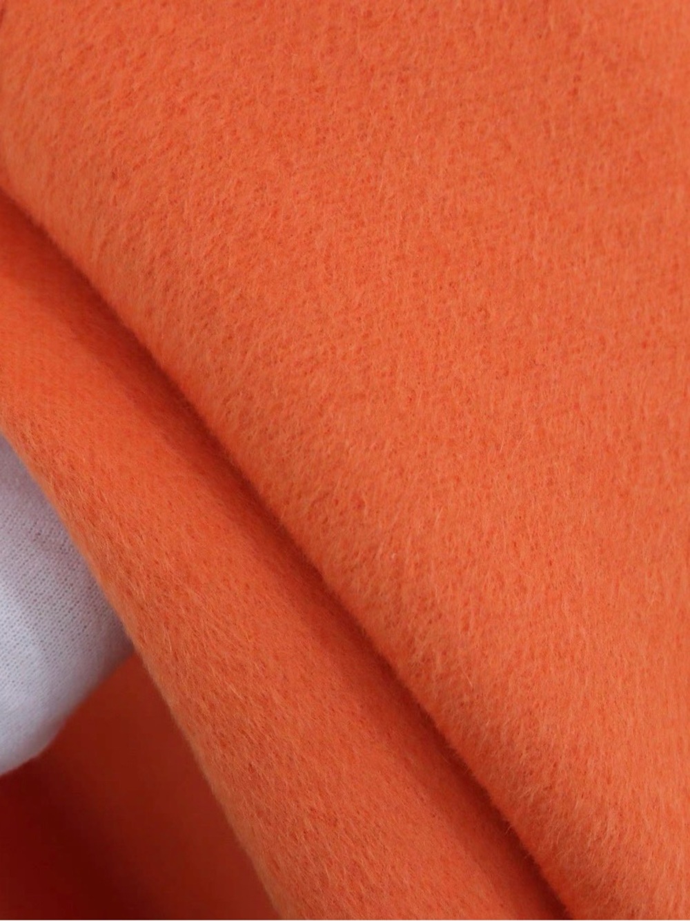 🚩steal Prada Bright Orange Single-Button Wool Trench Coat - Picture 6 of 8